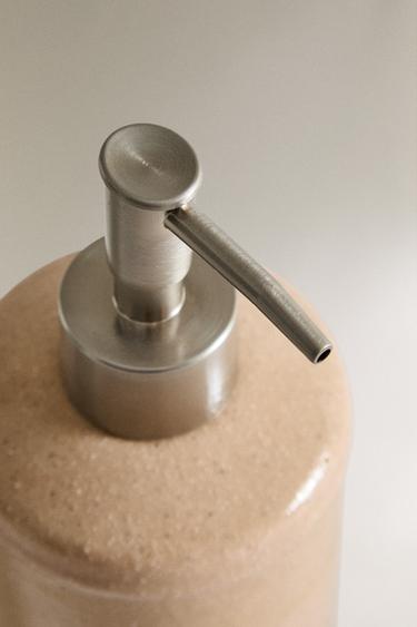TERRACOTTA SOAP DISPENSER - Multicoloured by Zara - Image 1