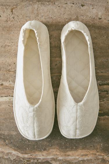 CHAUSSONS PLIANTS BRODÉS - Ivoire de Zara - Image 6