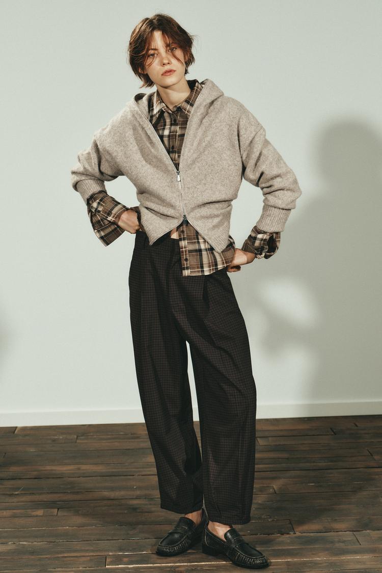 WOOL HOODED SWEATSHIRT