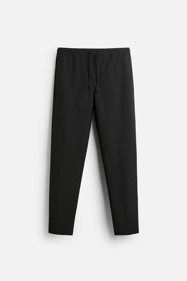 PANTALÓN JOGGER BÁSICO - Negro de Zara