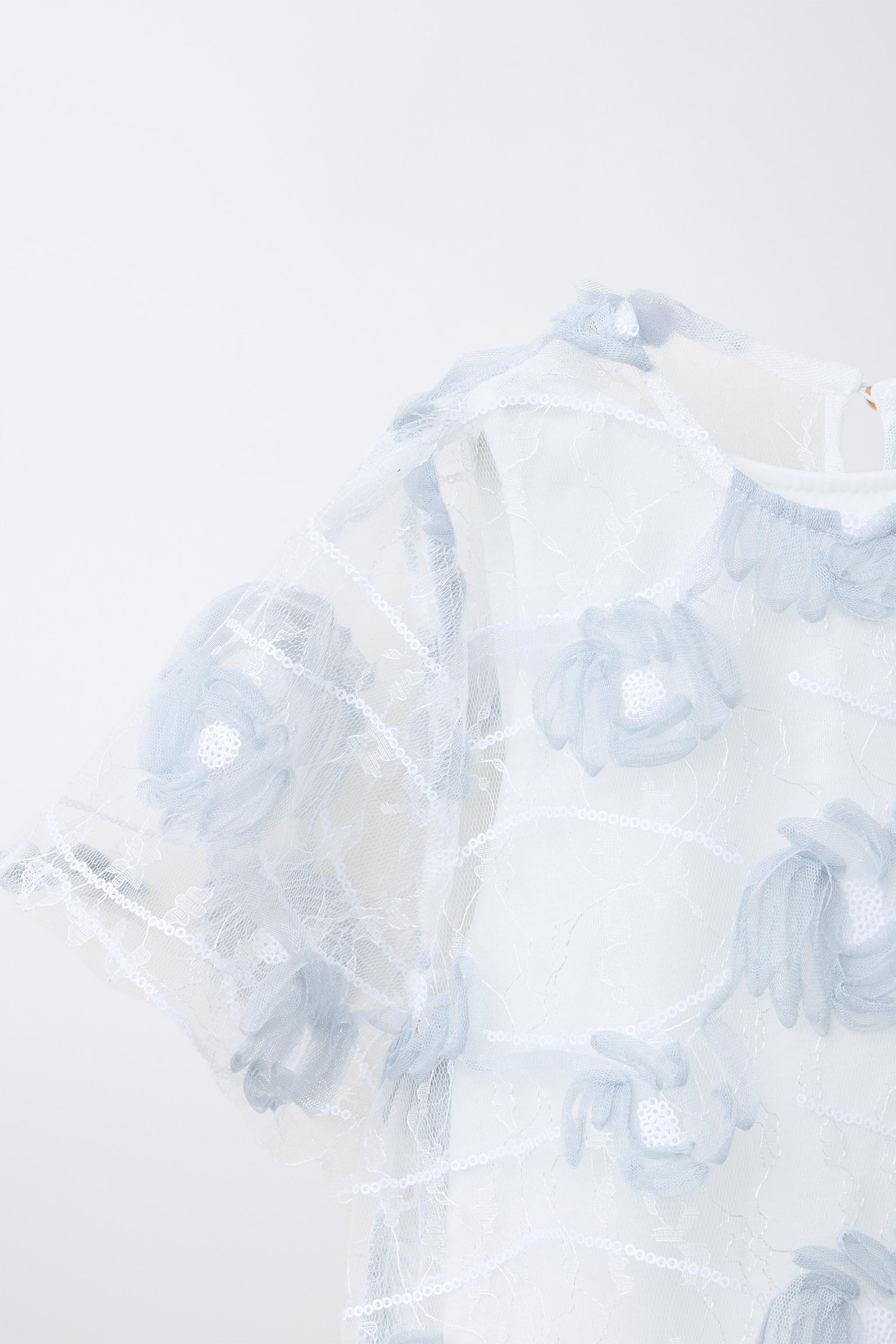 ROBE EN TULLE BRODÉE