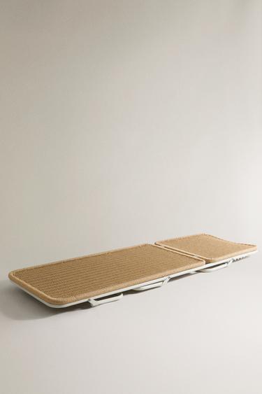 CHAISE LONGUE PLIANTE EXTÉRIEUR - marron/blanc de Zara - Image 4