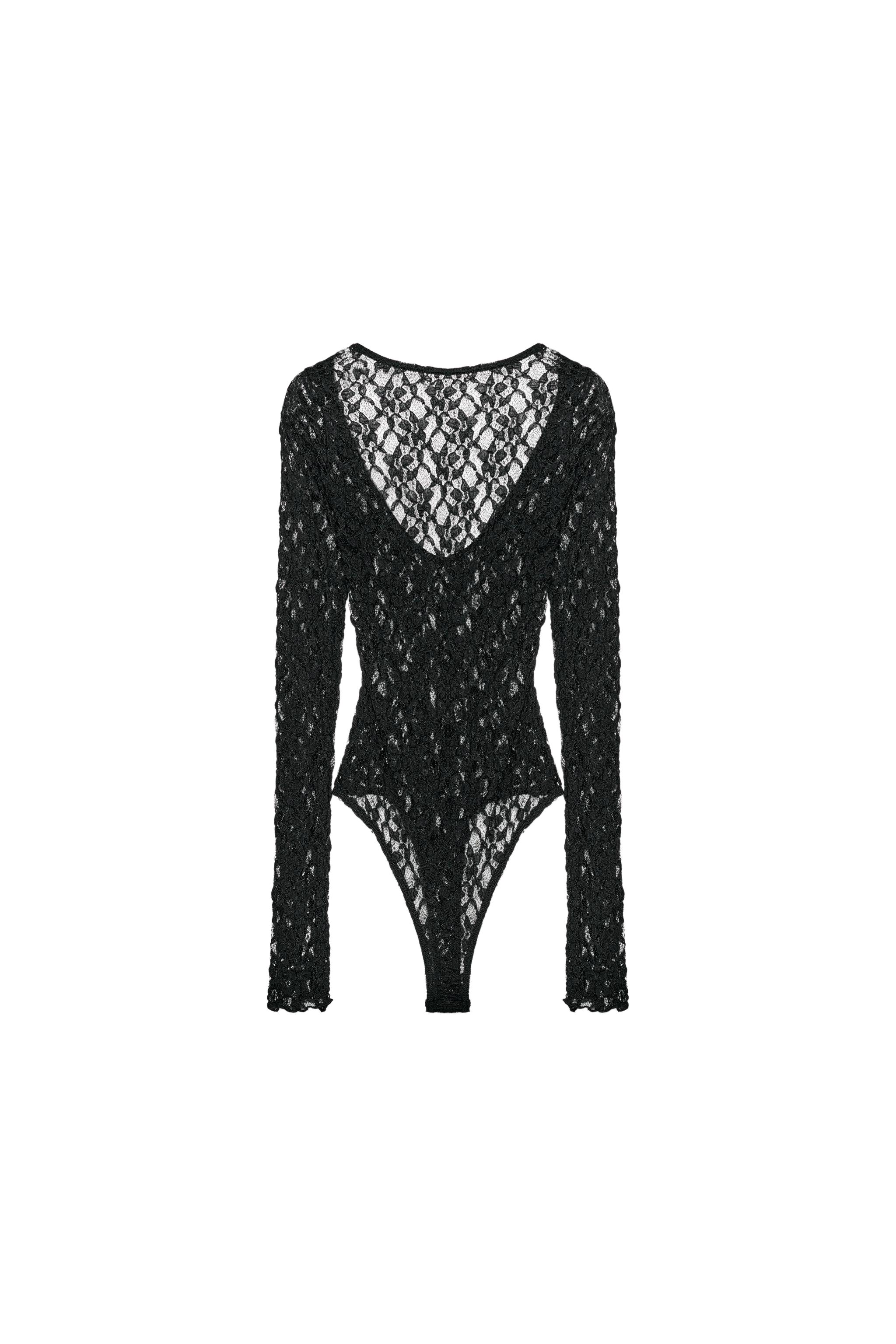 CLANE BACK OPEN LACE BODYSUIT サイズ1 OPEN-BACK LACE BODYSUIT - Brown | ZARA South Africa