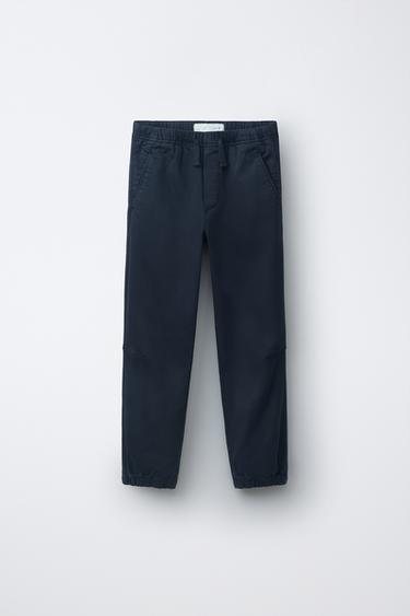 PANTALÓN JOGGER - Marino de Zara