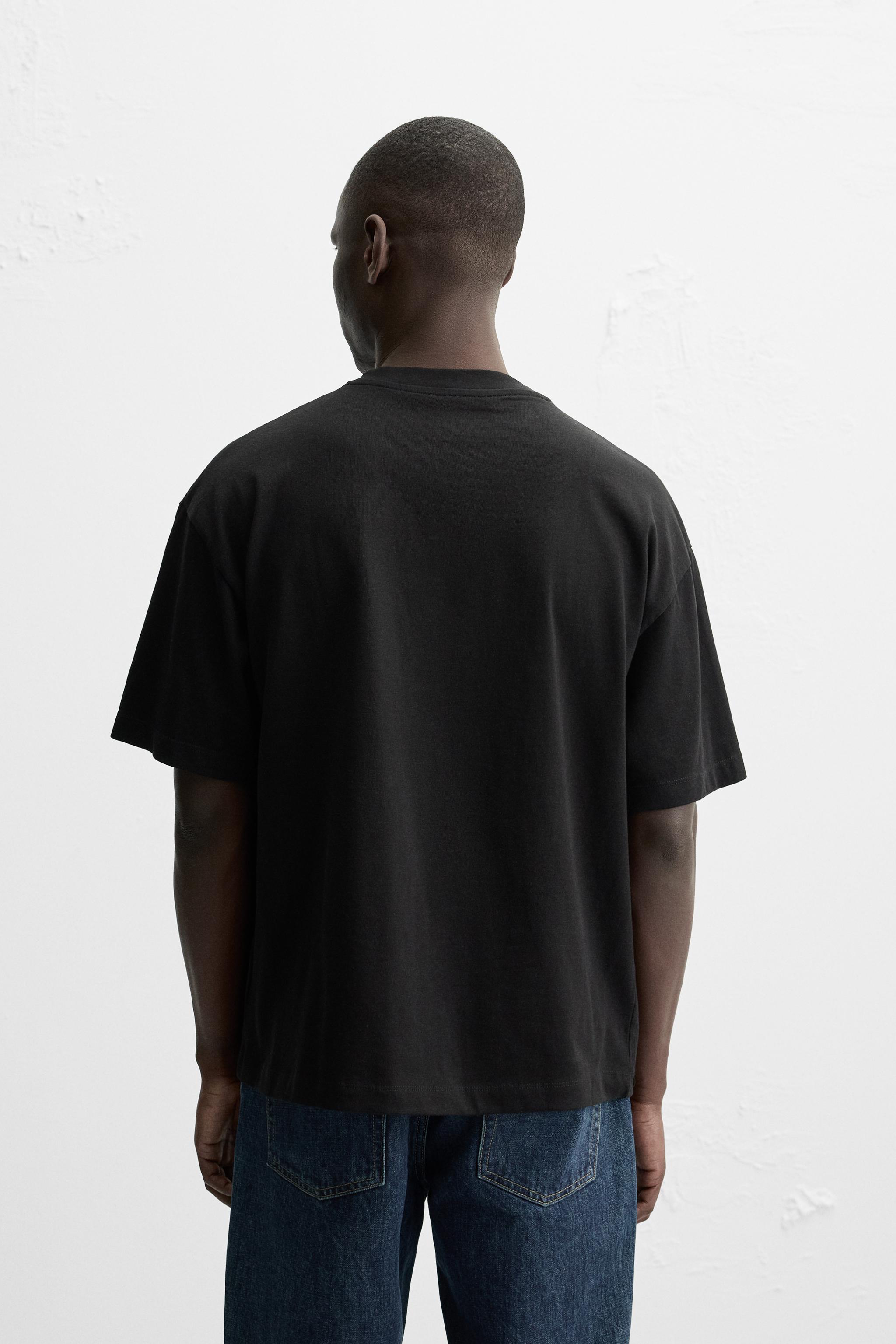 BASIC HEAVY WEIGHT T-SHIRT - Light blue | ZARA United States