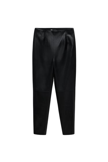 FAUX LEATHER LEGGINGS