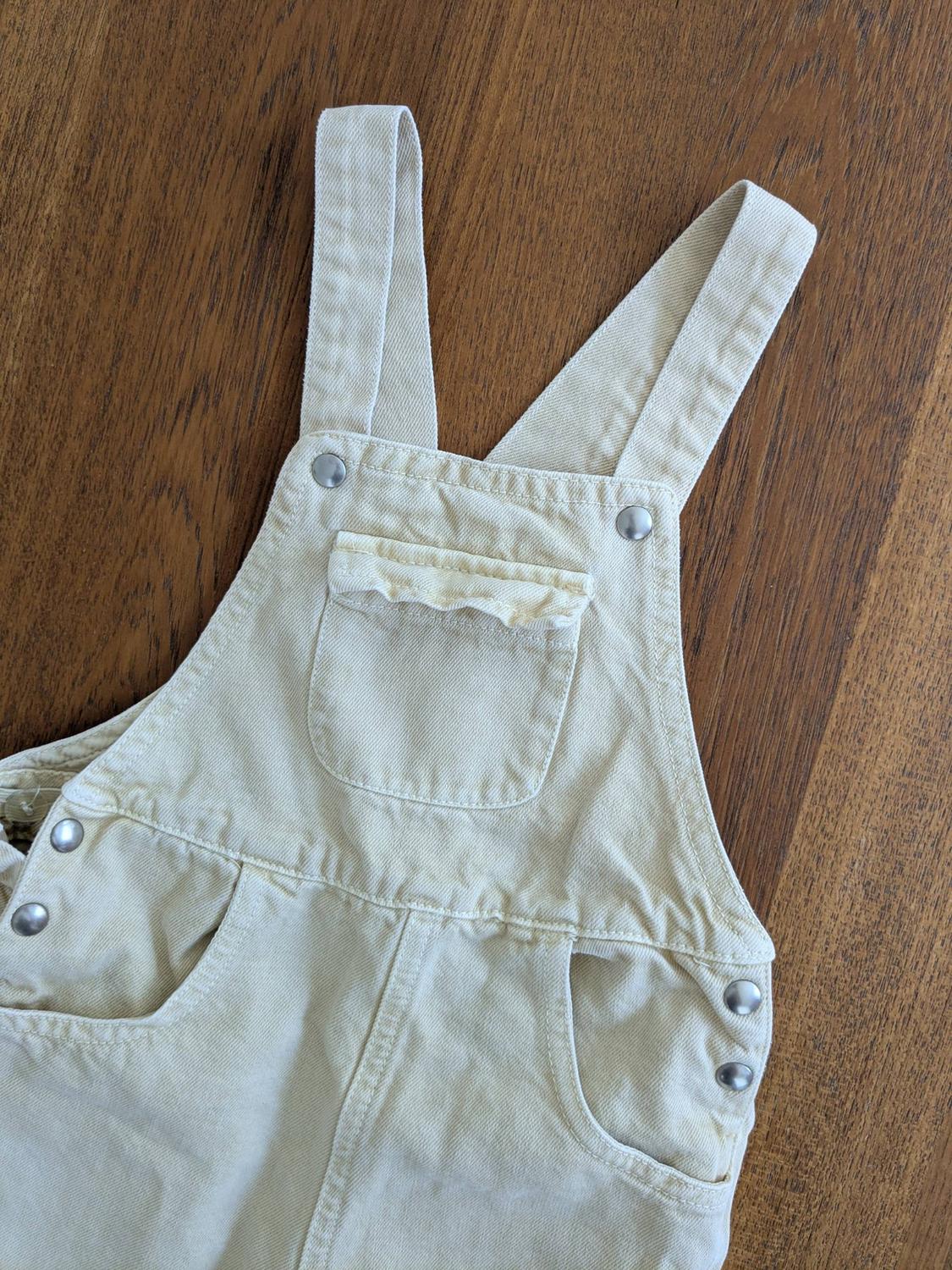 SNAP BUTTON DENIM PINAFORE - Image 5
