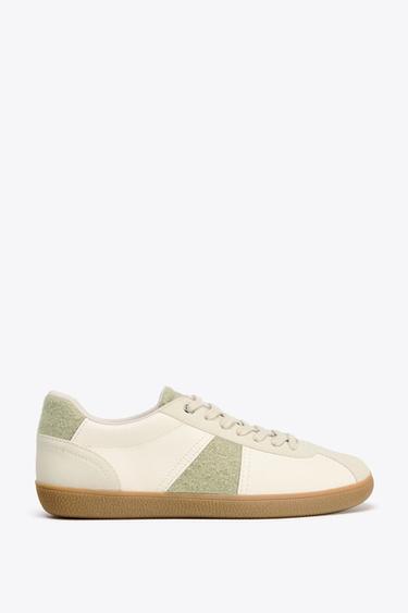 ZAPATILLAS DEPORTIVAS BAMBA COLOR - Blanco Crudo de Zara