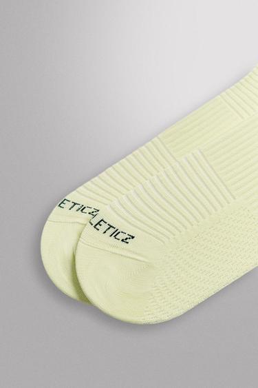 RUNNING SOCKS 2-PACK - Light lime green by Zara - Image 1