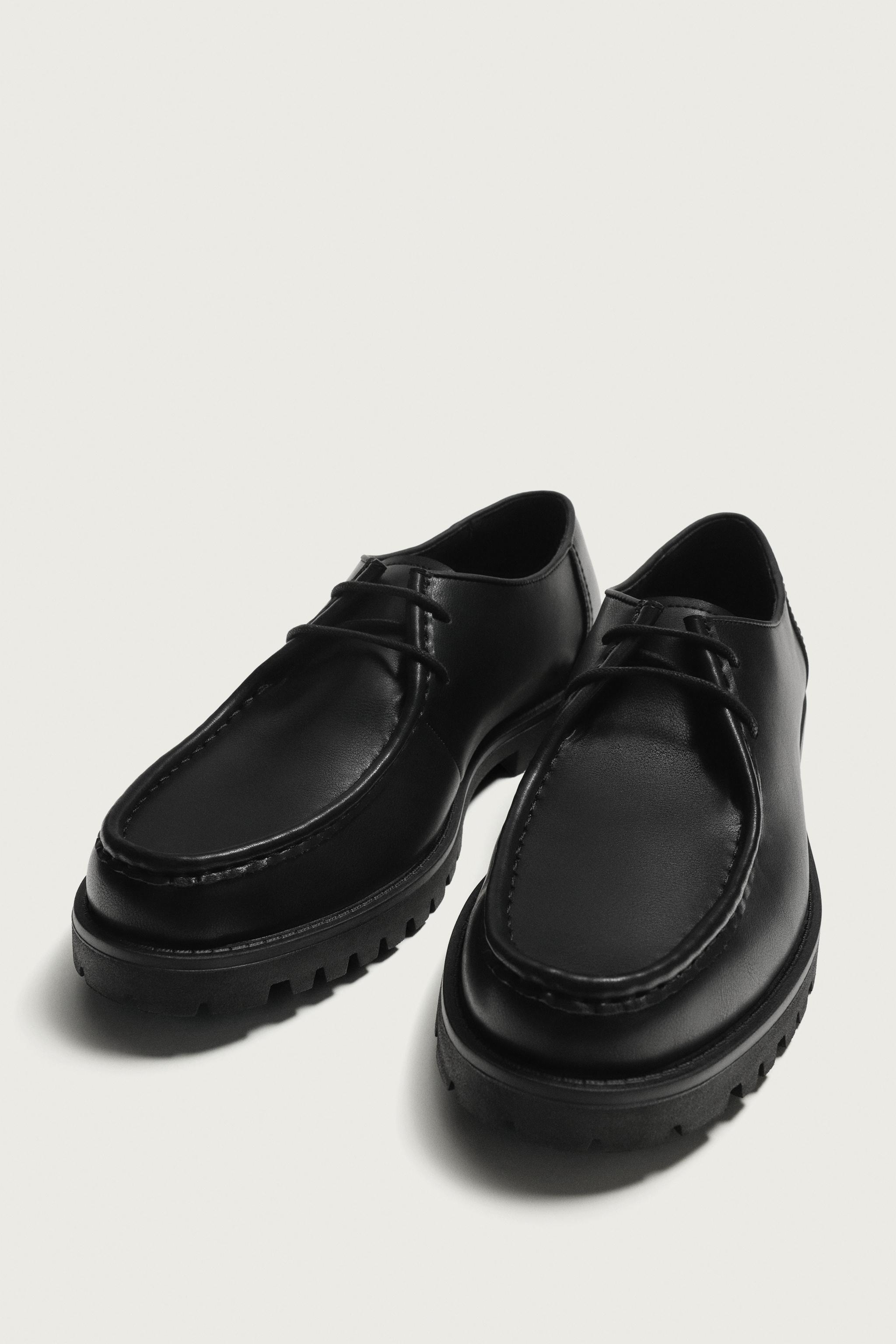 LUG SOLE PIPED SHOES