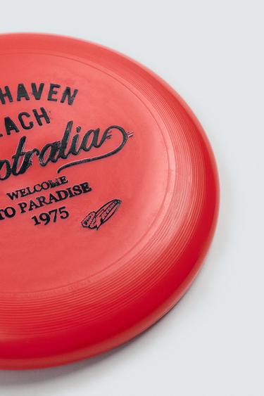 PRINTED GRAPHIC FRISBEE - Red by Zara - Image 1