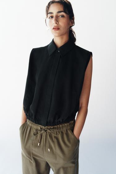 GILET BALLON - Noir de Zara - Image 1
