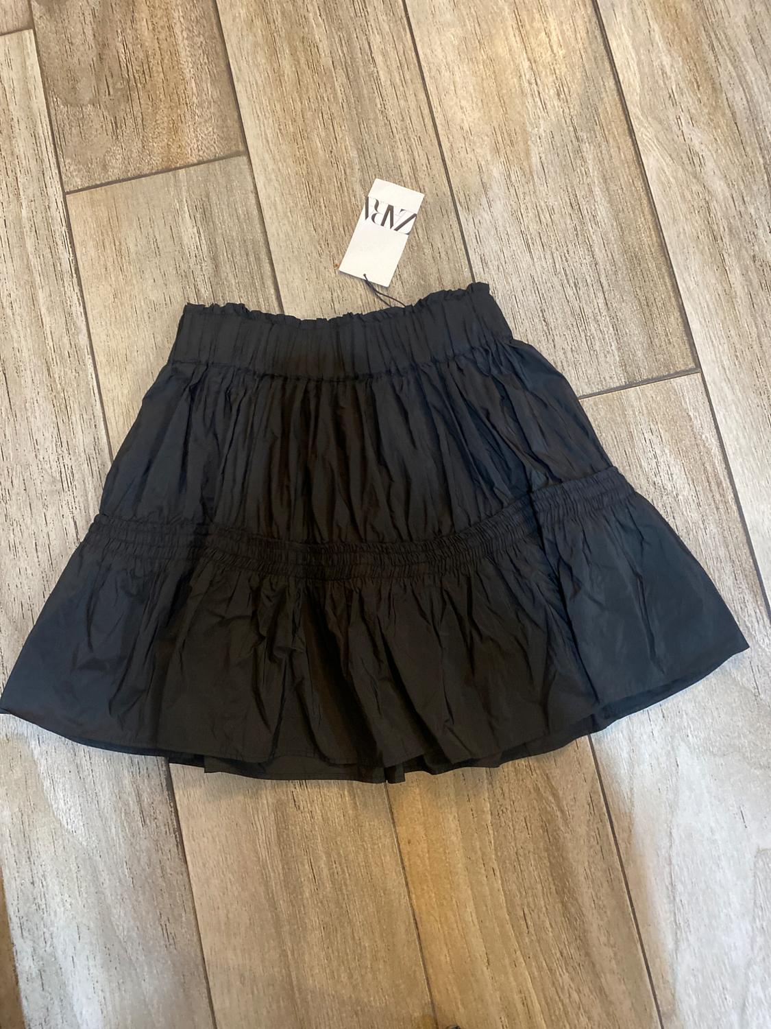 TAFFETA MINI SKIRT
