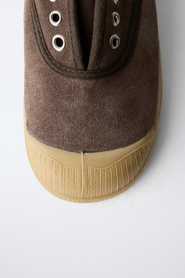 TENNIS EN CUIR BENSIMON ® X ZARA - Marron de Zara - Image 5
