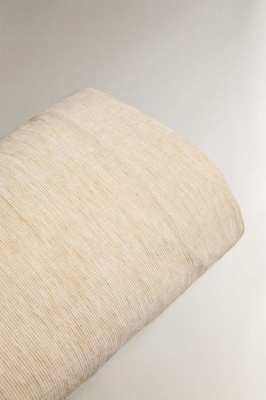 TEXTURED STRIPED PILLOWCASE - Oyster-white by Zara - Image 5