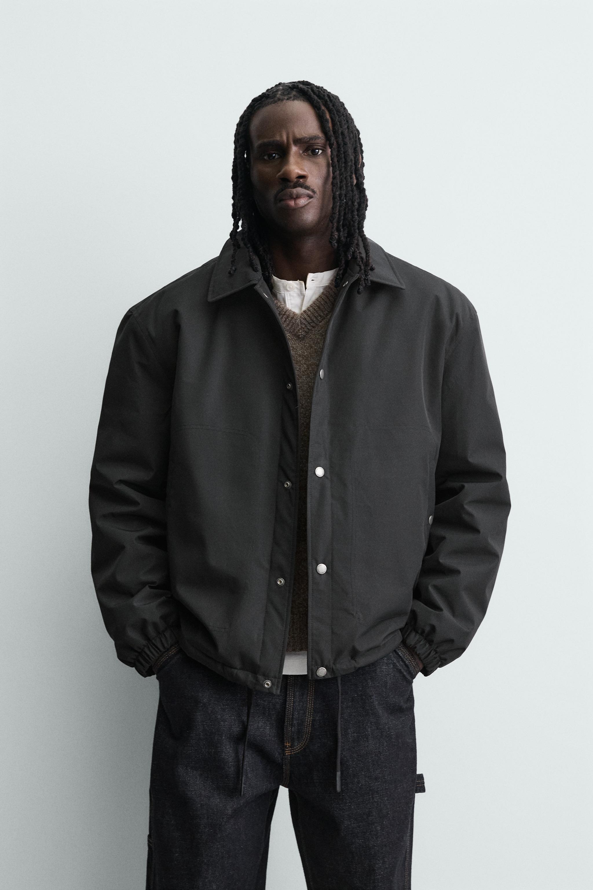 テクニカルキルティングジャケット - ブラック | ZARA Japan / 日本