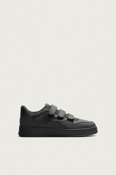 Zara LACELESS SNEAKERS - Black