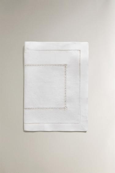 SET DE TABLE LIN ET JOUR ÉCHELLE - Blanc de Zara - Image 1