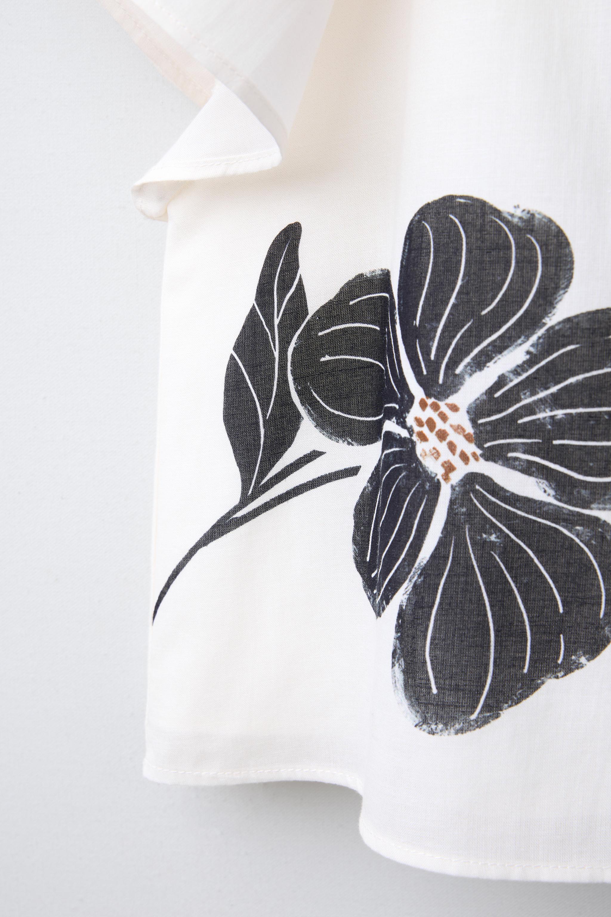 FLORAL PRINT BLOUSE