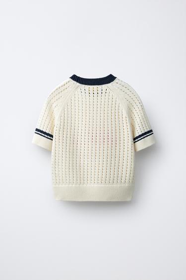 PENN © KNIT TOP - Ecru by Zara - Image 1