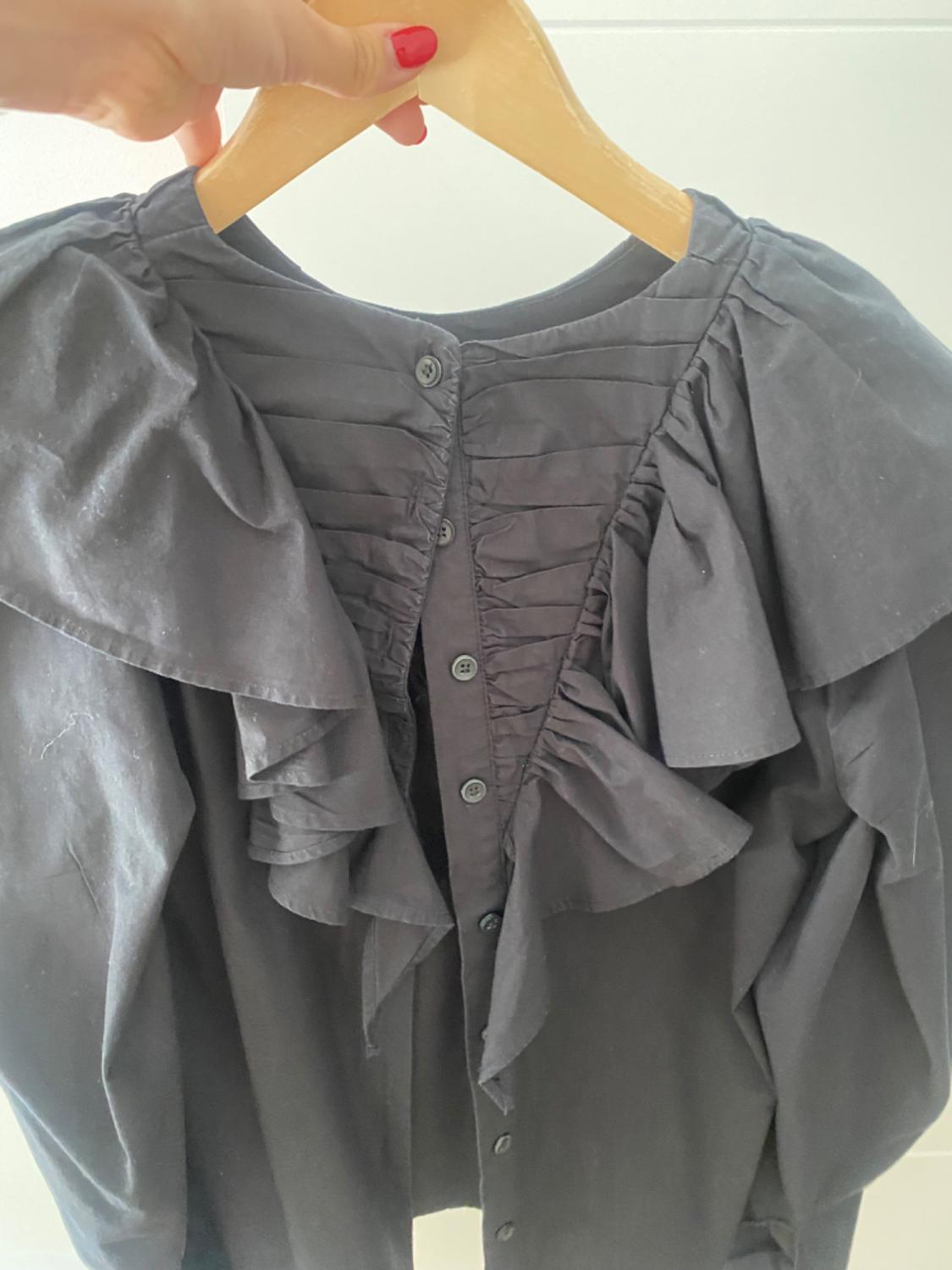 RUFFLED POPLIN SHIRT - Image 6