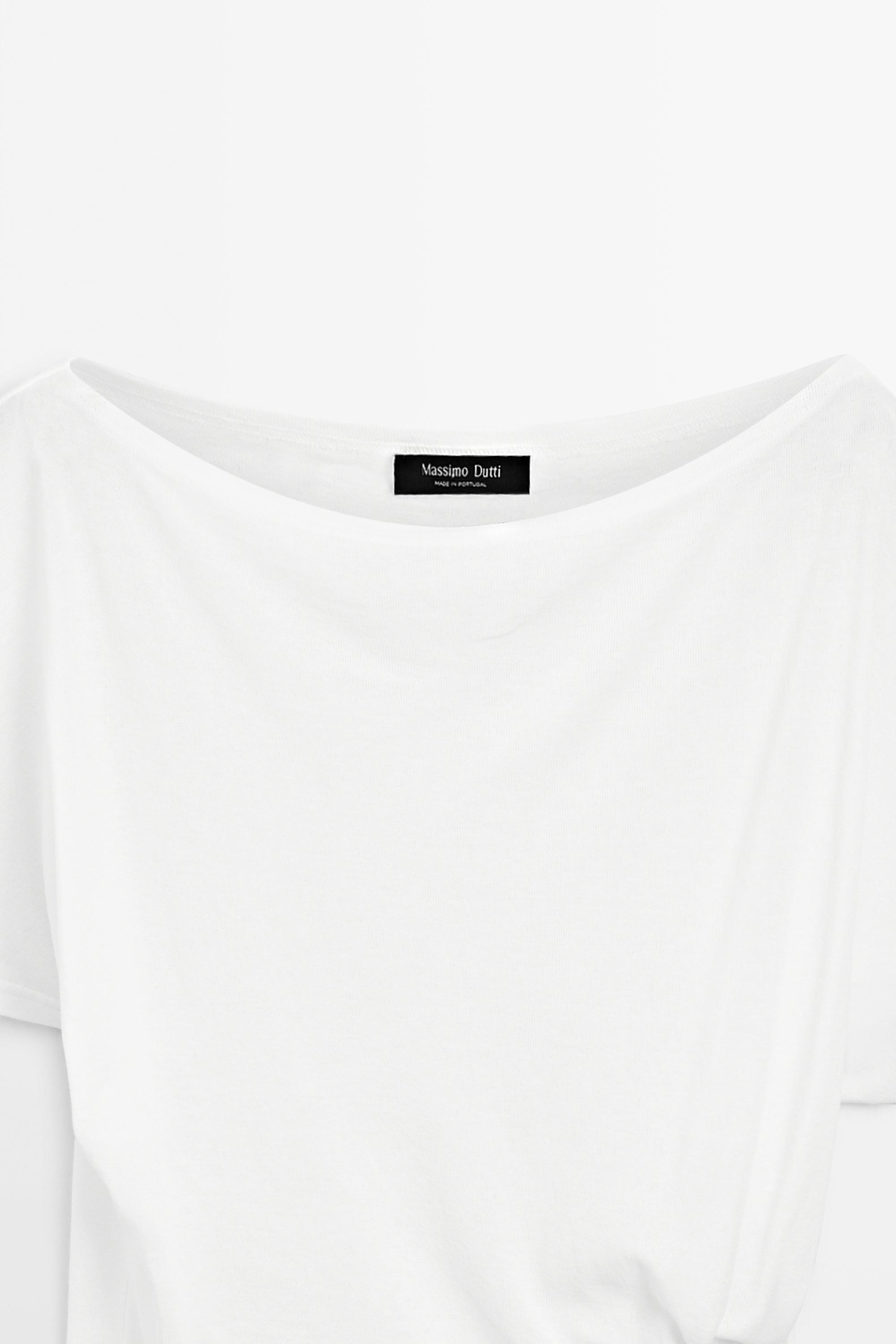 Asymmetric top with embroidered detail