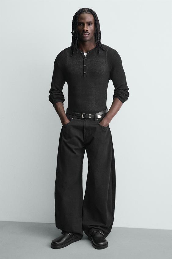 ZUECO HEBILLA - Negro de Zara - Imagen 0