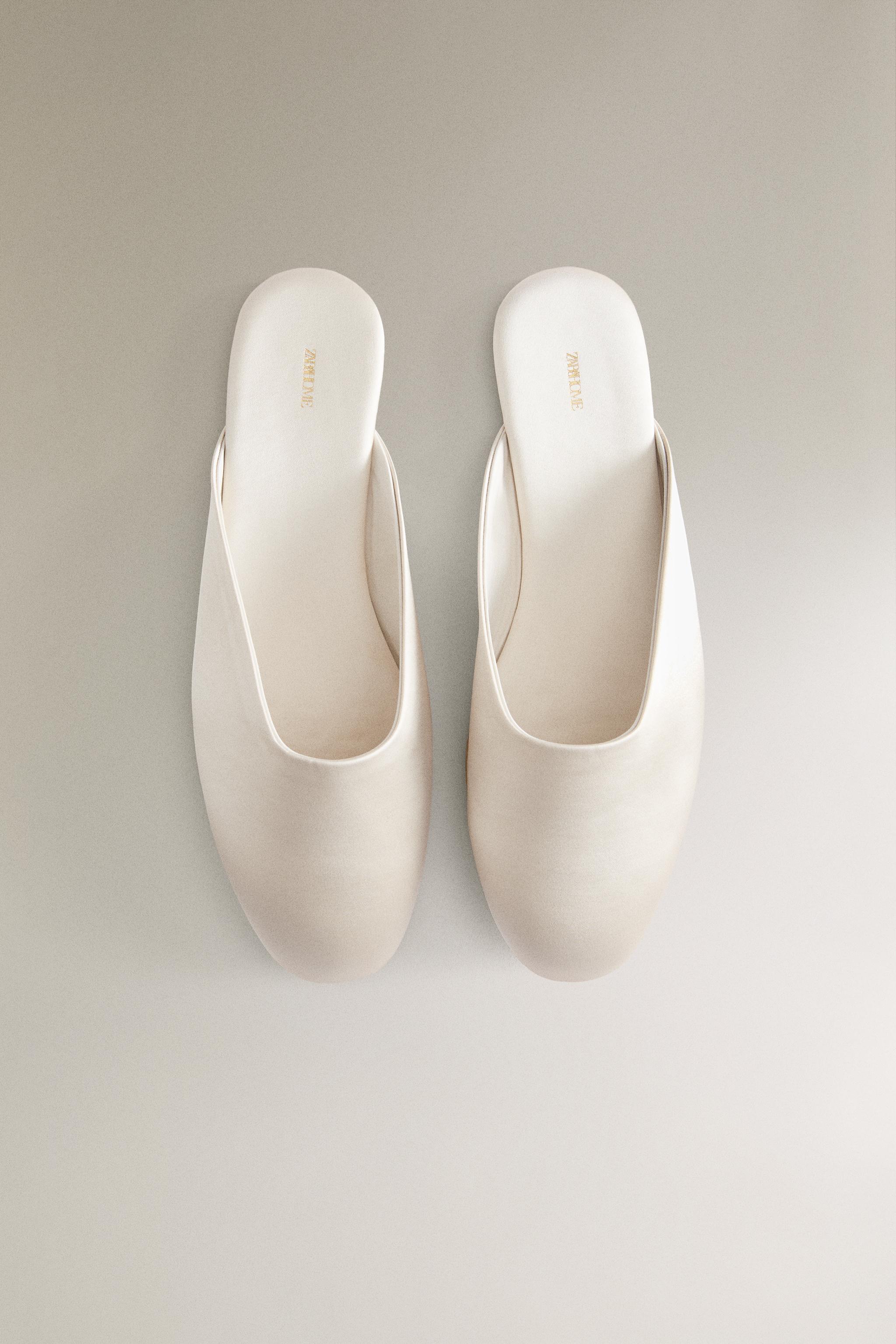 SATEEN MULES