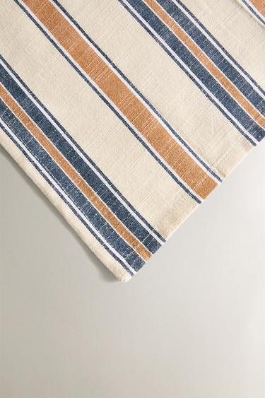 PACK OF STRIPED DYED THREAD NAPKINS - Blue by Zara - Image 2