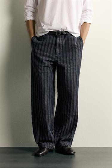 Zaras RANDIGA CHINOS I RELAXED FIT - Blå