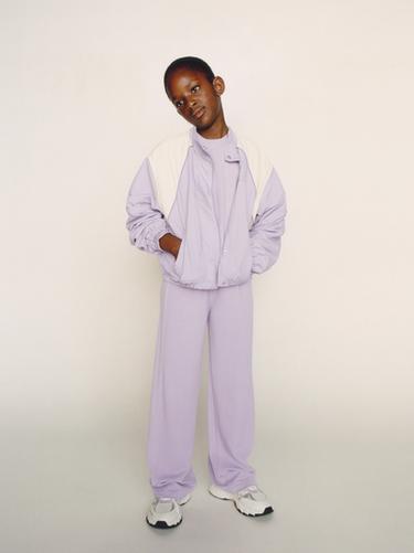 معطف مطر بتفصيل بييهات بلون متباين - خبازي الخاص بـ Zara