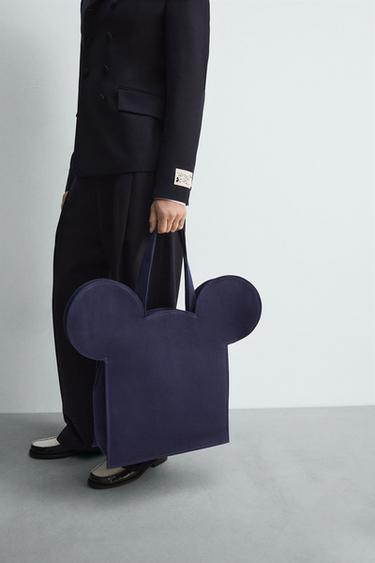 FABRIC TOTE BAG HARRY LAMBERT FOR ZARA X DISNEY - Blue by Zara - Image 1