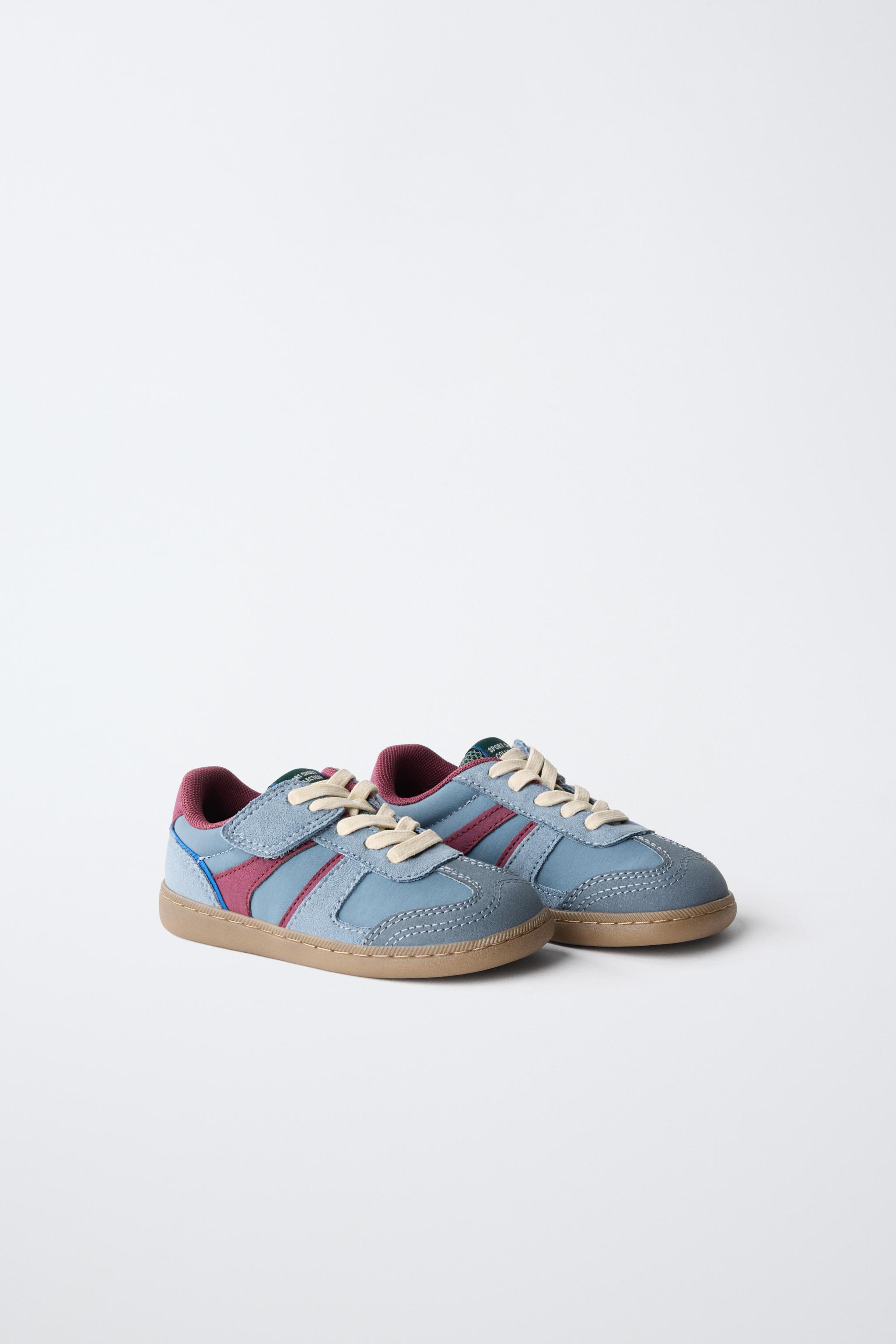 CONTRAST PANEL SNEAKERS