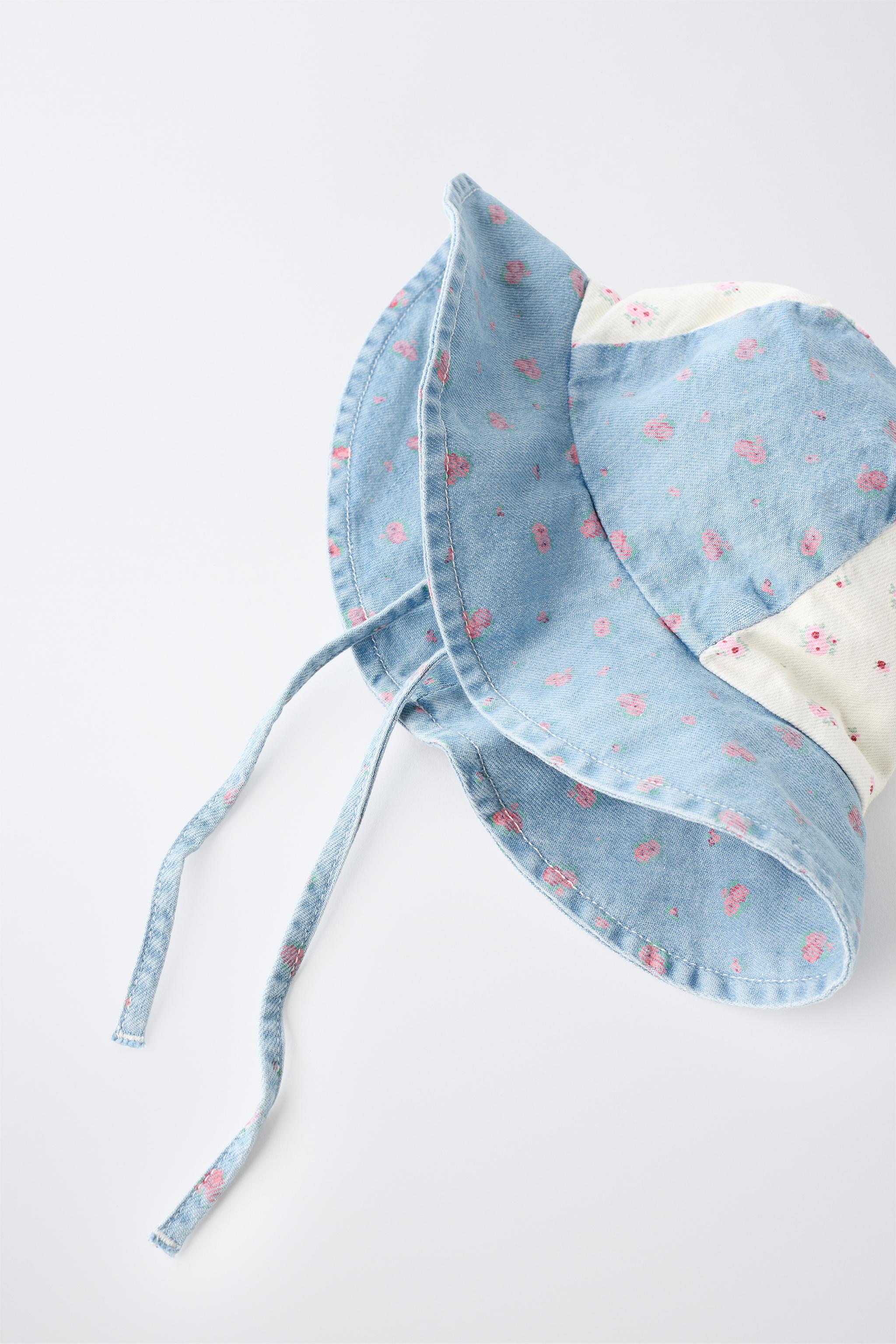 Детские головные уборы Zara FLORAL PATCHWORK BUCKET HAT — фото 4