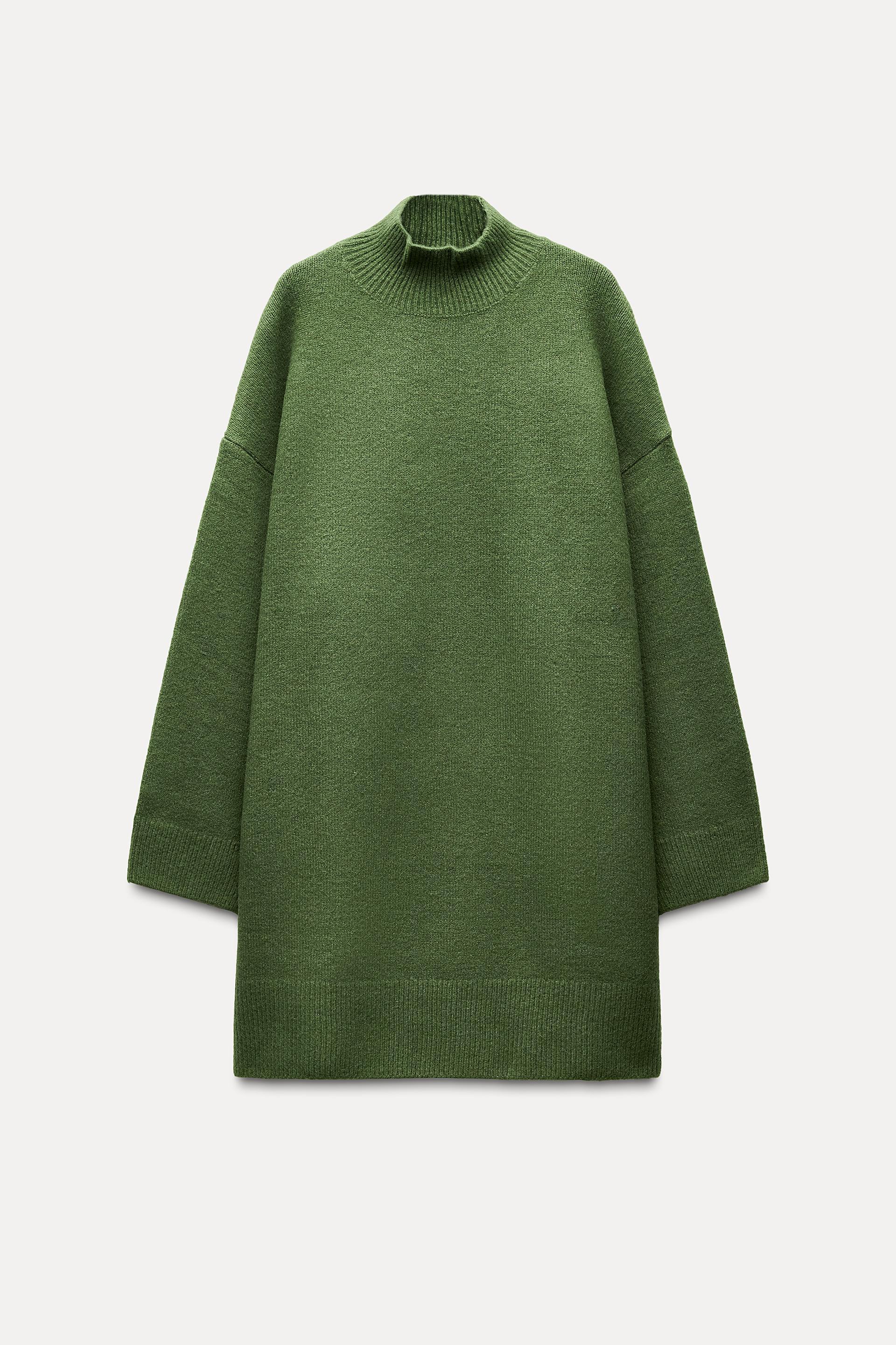 Green turtleneck zara best sale