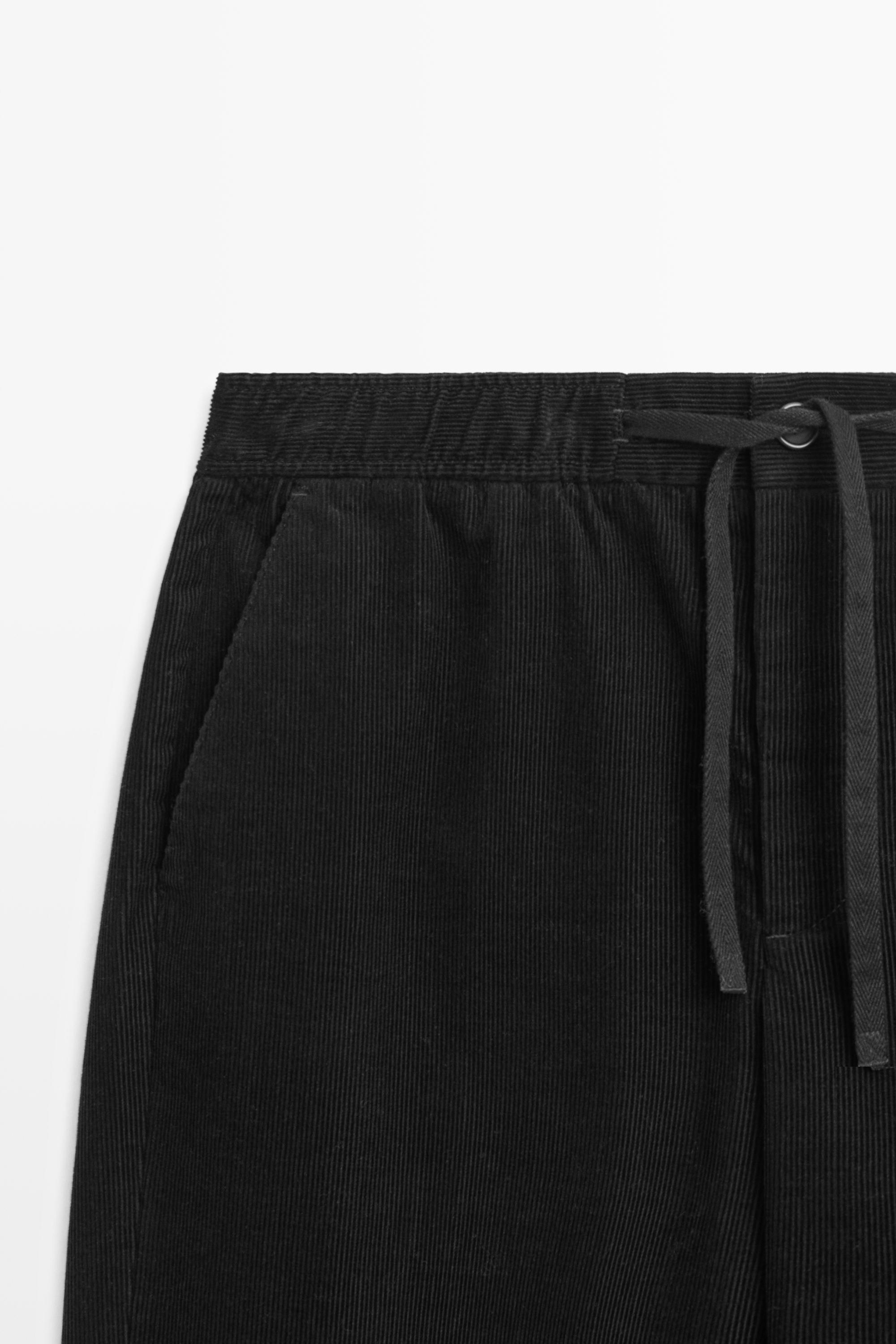Corduroy jogger fit pants