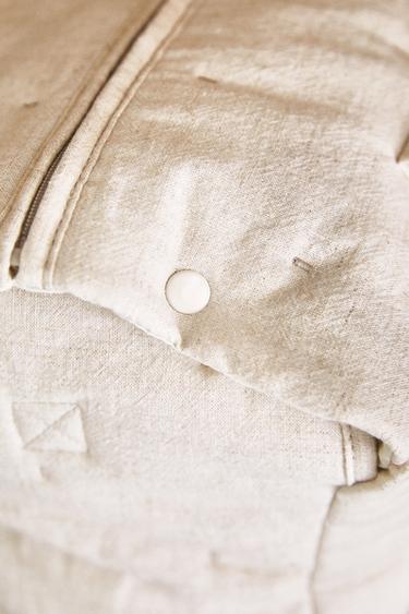 PLAIN LINEN POPLIN MATERNITY BAG - Ecru by Zara - Image 5