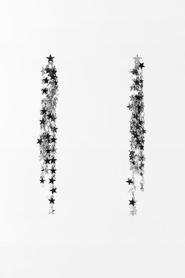 MINI STAR EARRINGS - Silver by Zara - Image 1