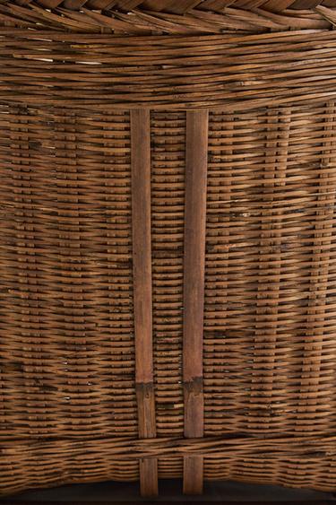 FLECHTKORB - Hellbeige von Zara