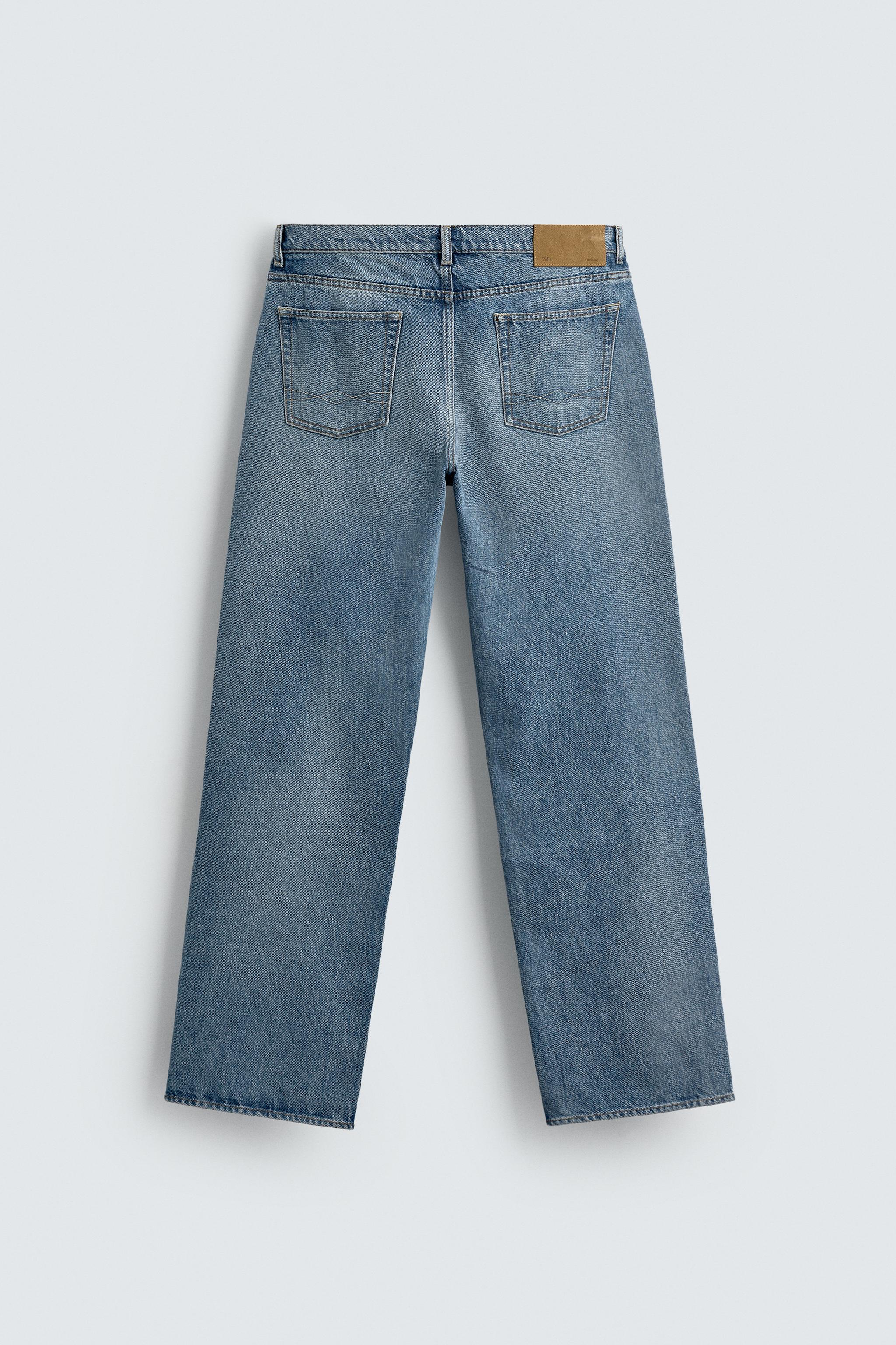 RELAXED FIT LIMITED EDITION JEANS - Mid-blue | ZARA United