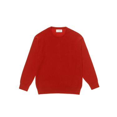 TEXTURED COTTON SWEATER - Red by Zara