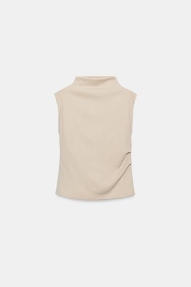 TOP CUELLO SUBIDO - Arena de Zara