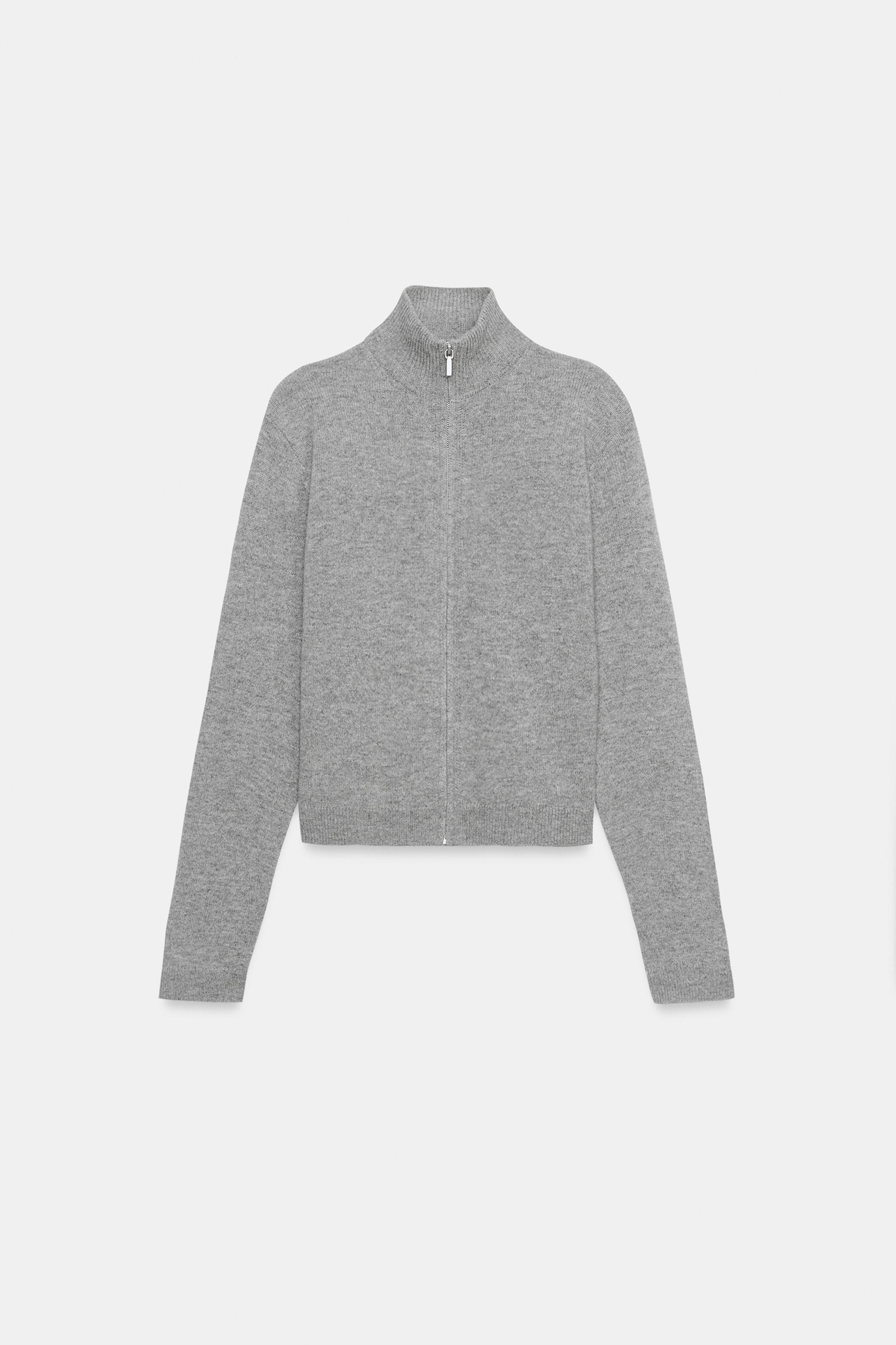 100% WOOL ZIP-UP JACKET