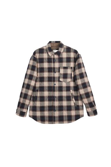 QUILTED CHECK OVERSHIRT