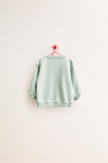 ZARA TIMELESS - SWEAT UNI - Bleu / Vert de Zara - Image 1