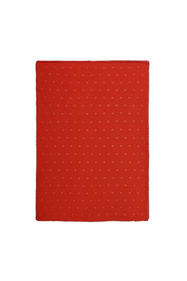 BABY-STRICKDECKE AUS POINTELLE-BAUMWOLLE - Orange von Zara