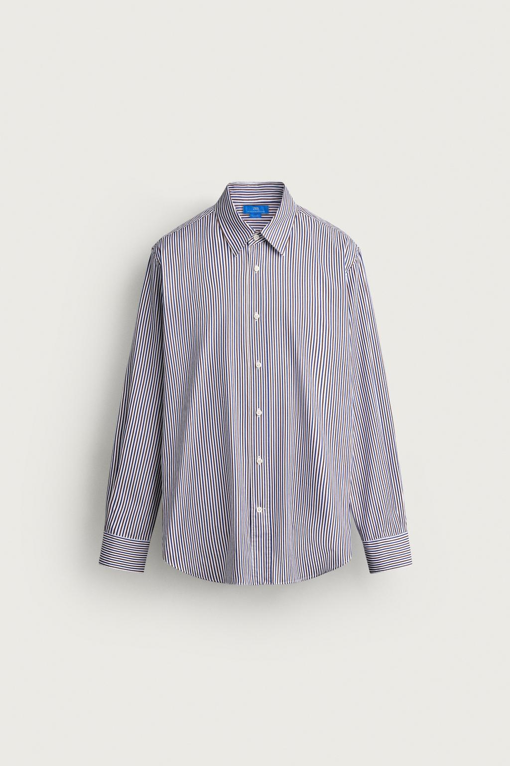 AARON LEVINE X ZARA STRIPED FORMAL SHIRT