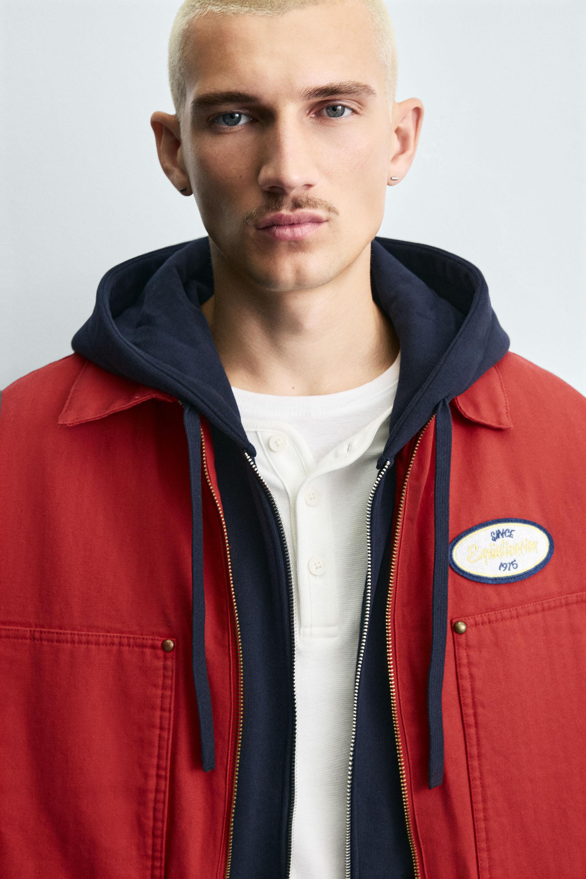 EMBROIDERED BOXY FIT JACKET