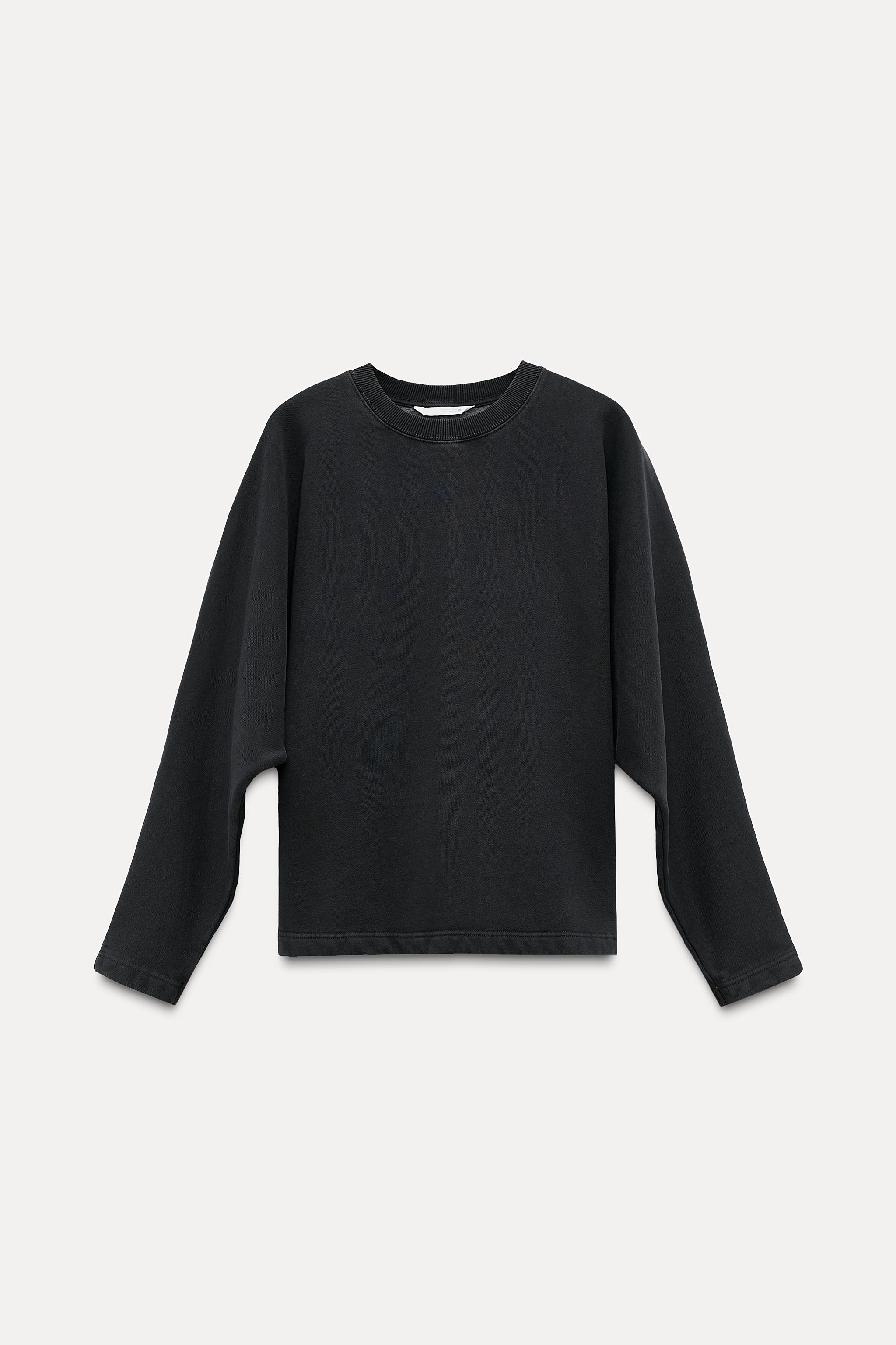 わら ZARA WOMAN HIGH NECK LONG LIMITED EDITION KNIT DRESS BLACK