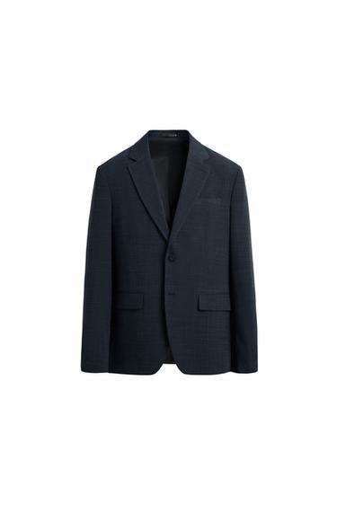 BLAZER TRAJE ESTRUCTURA - Azul / Índigo de Zara